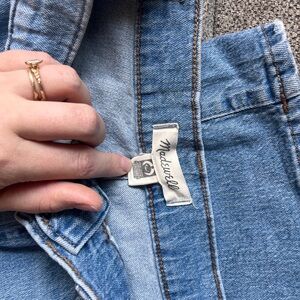 Madewell Blue Jeans with Classic Indigo Shade and Straight-Leg Fit